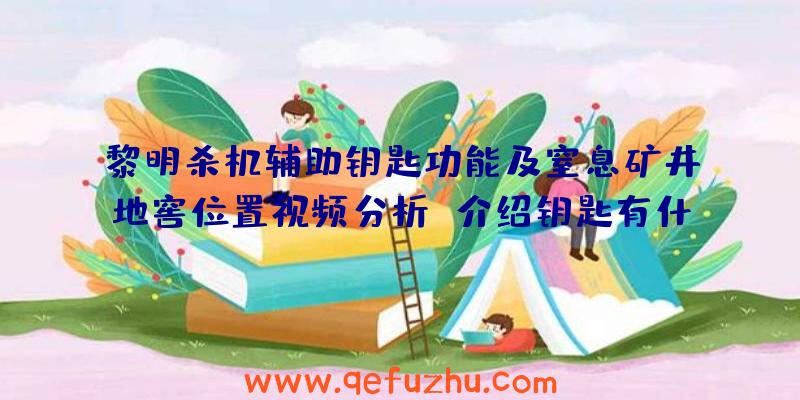 黎明杀机辅助钥匙功能及窒息矿井地窖位置视频分析